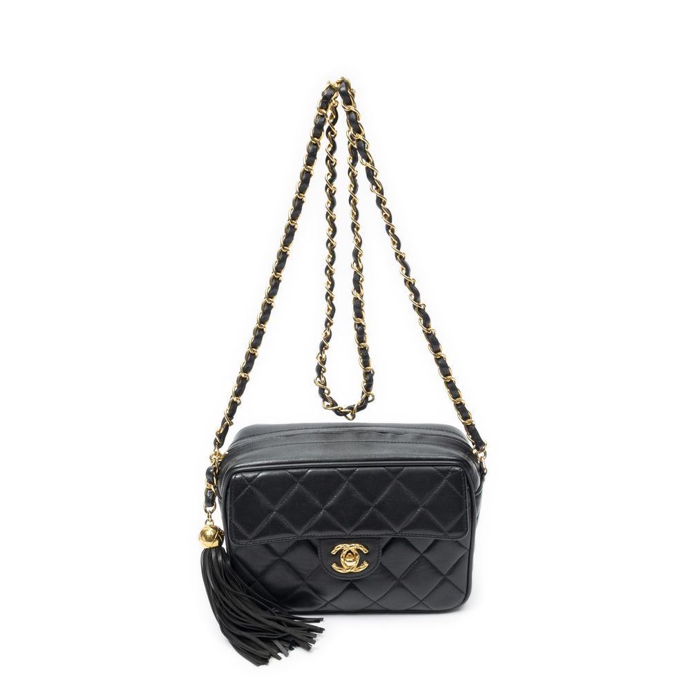 Chanel CC Mini Tassle Flap Camera Crossbody